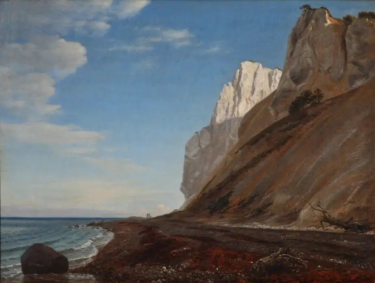Party from Møns Klint by P. C. Skovgaard
