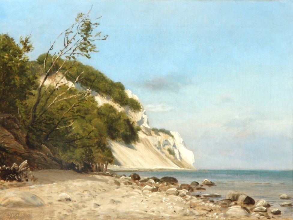 Summer day at Møns Klint by P. C. Skovgaard