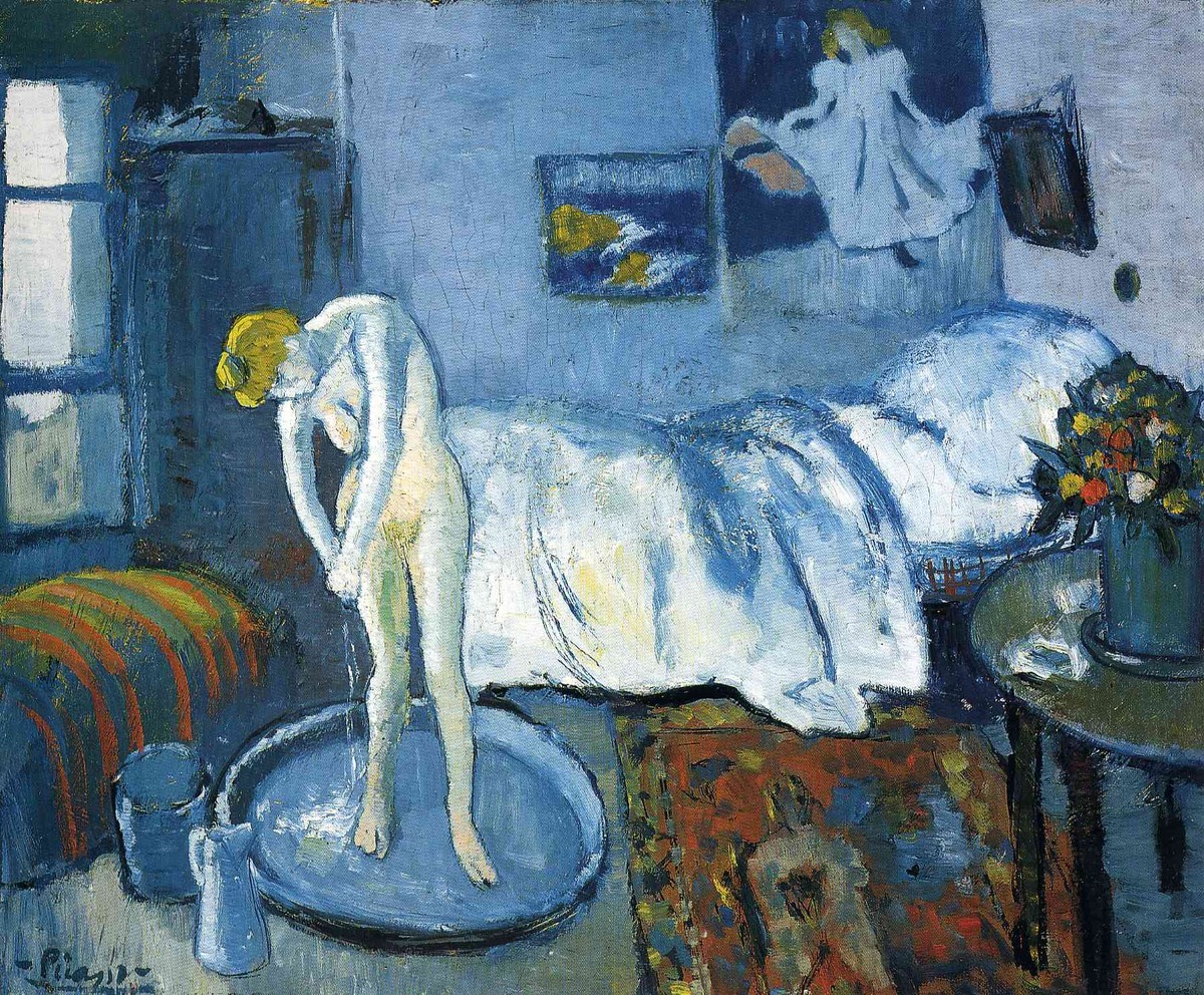 A blue room (A tub) by Pablo Picasso