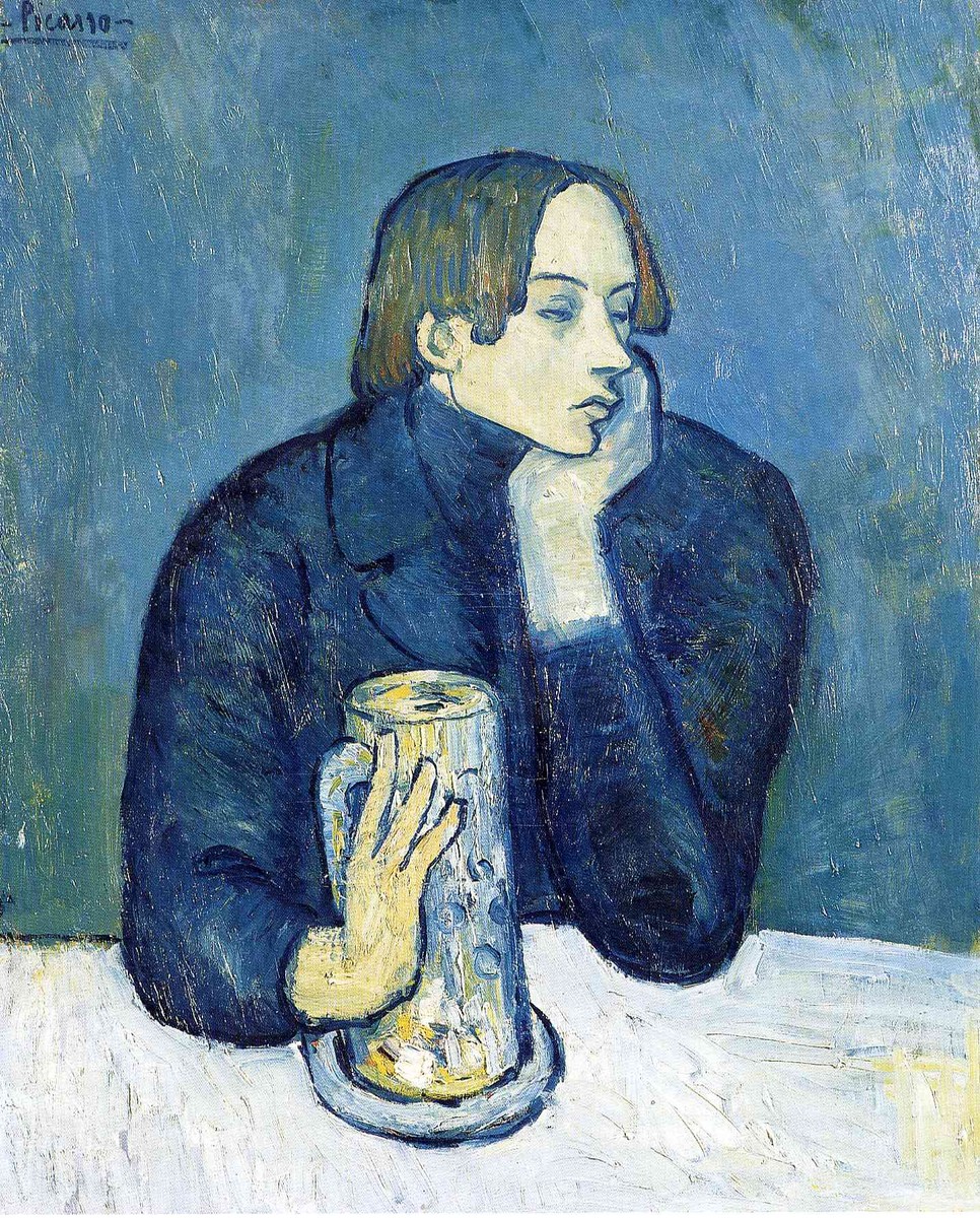 Portrait of Jaime Sabartes (The bock) by Pablo Picasso