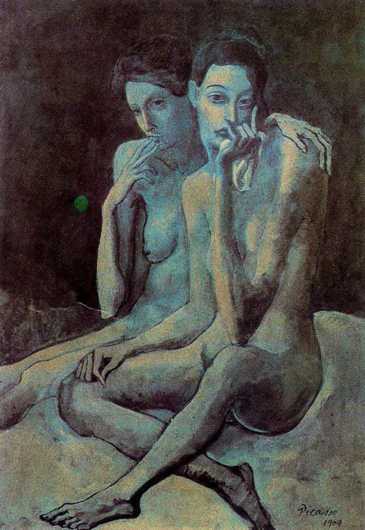 Two friends by Pablo Picasso