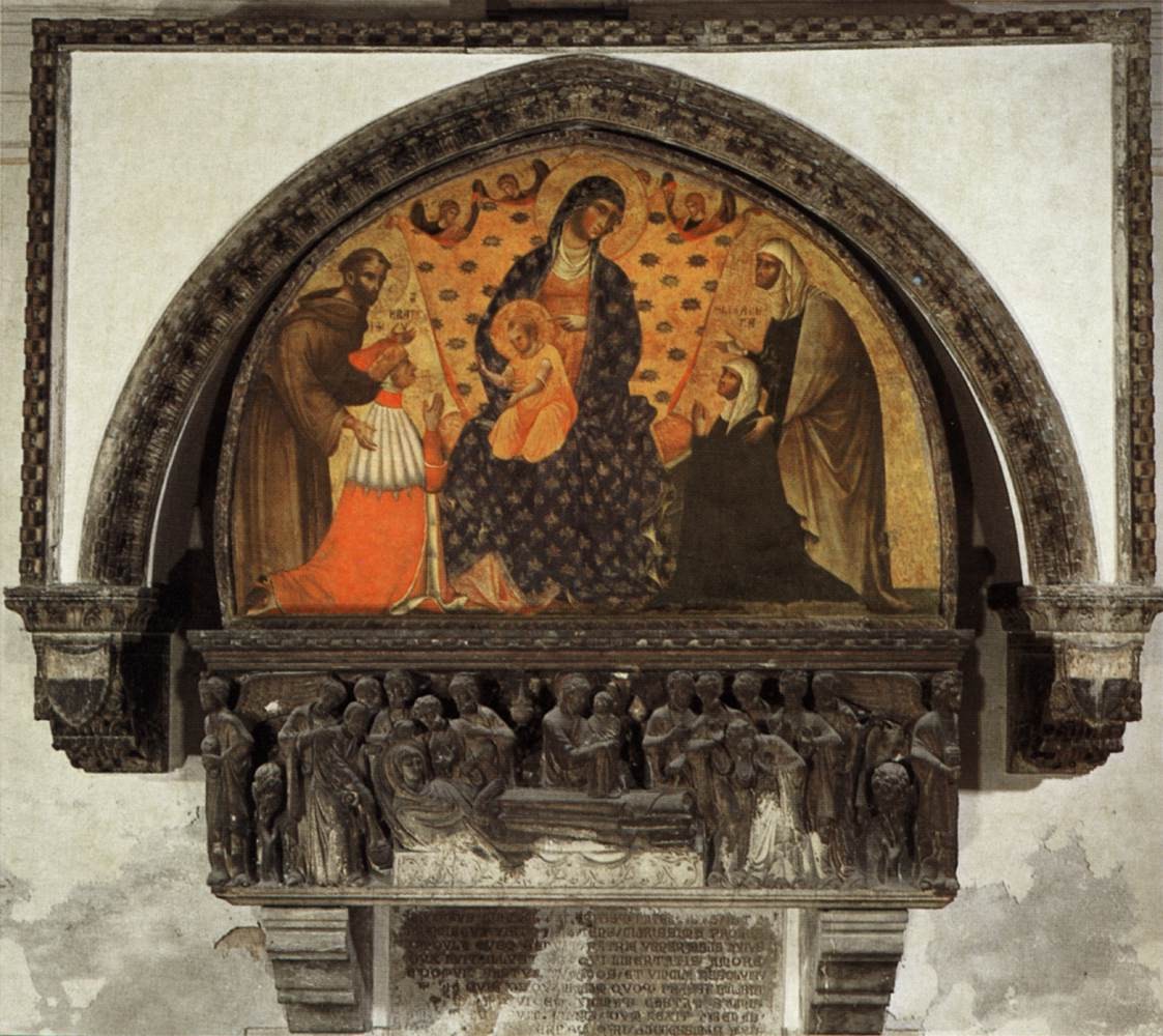 Monument to the Doge Francesco Dandolo by Paolo Veneziano