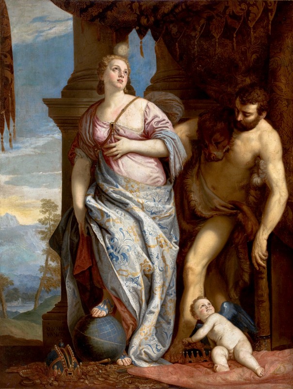 Allegory of Wisdom and Strength( The Choice of Hercules or Hercules and Omphale) by Paolo Veronese