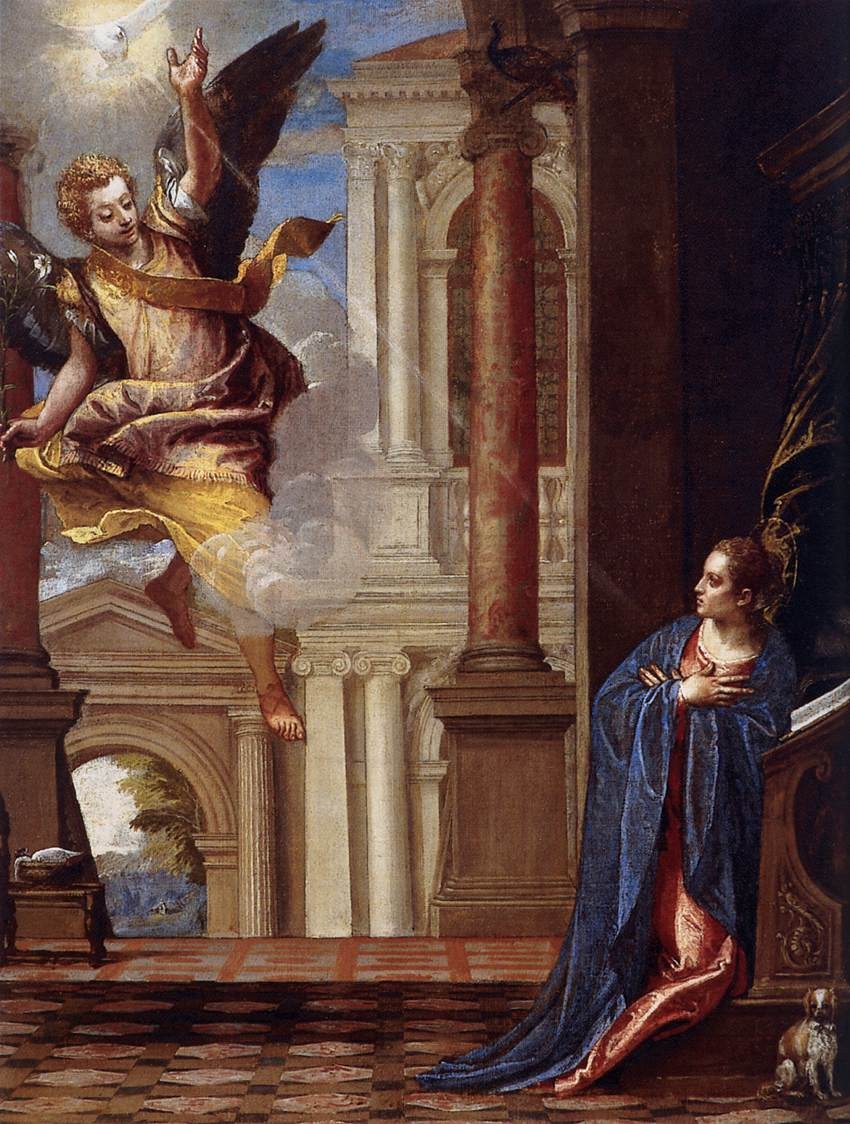 Annunciation by Paolo Veronese