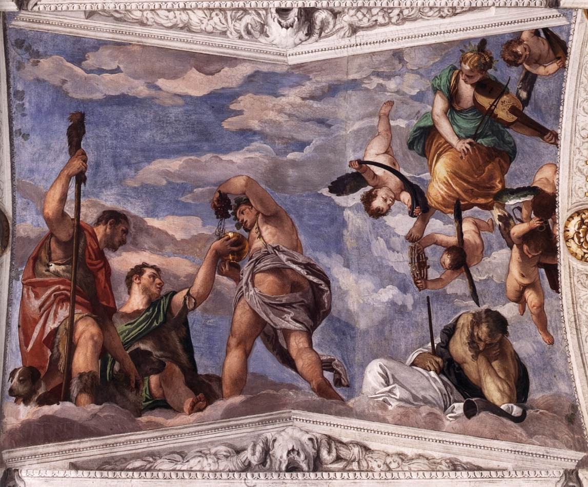 Bacchus, Vertumnus and Saturn by Paolo Veronese