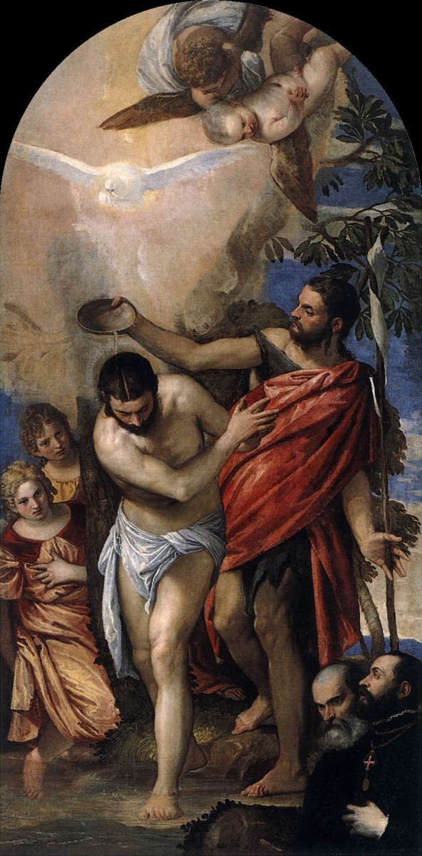 Baptism of Christ by Paolo Veronese
