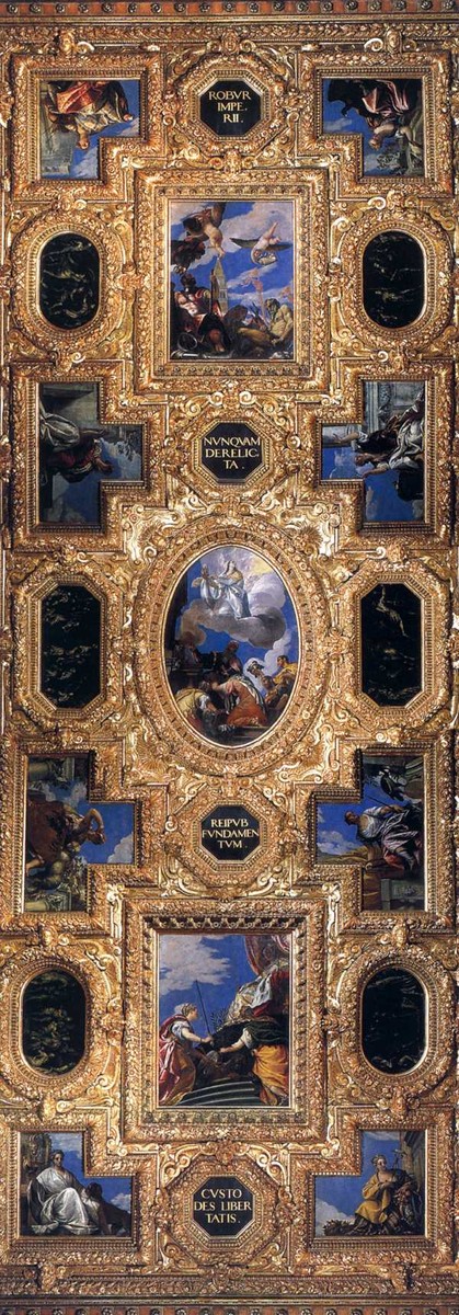 Ceiling paintings by Paolo Veronese