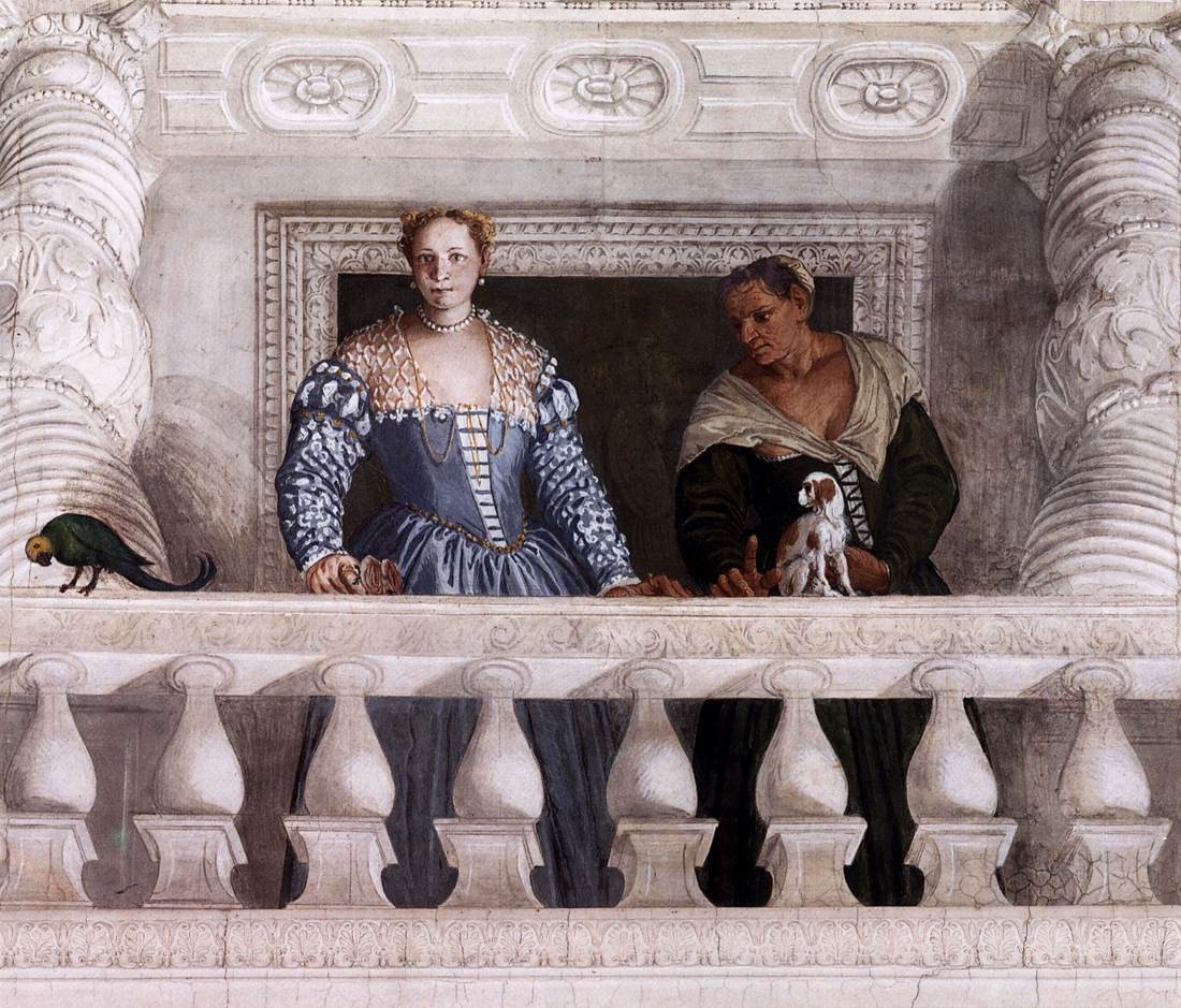 Figures behind the Parapet by Paolo Veronese