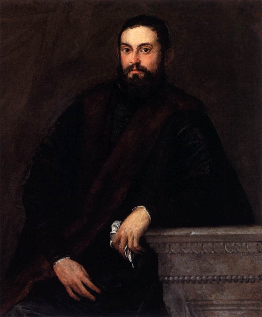 Gentleman in Black by Paolo Veronese