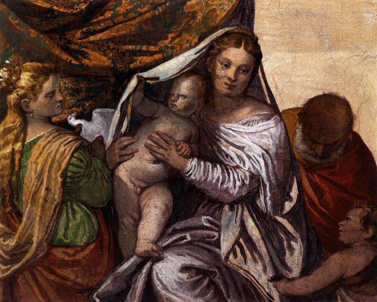 Holy Family with St Catherine and the Infant St John by Paolo Veronese