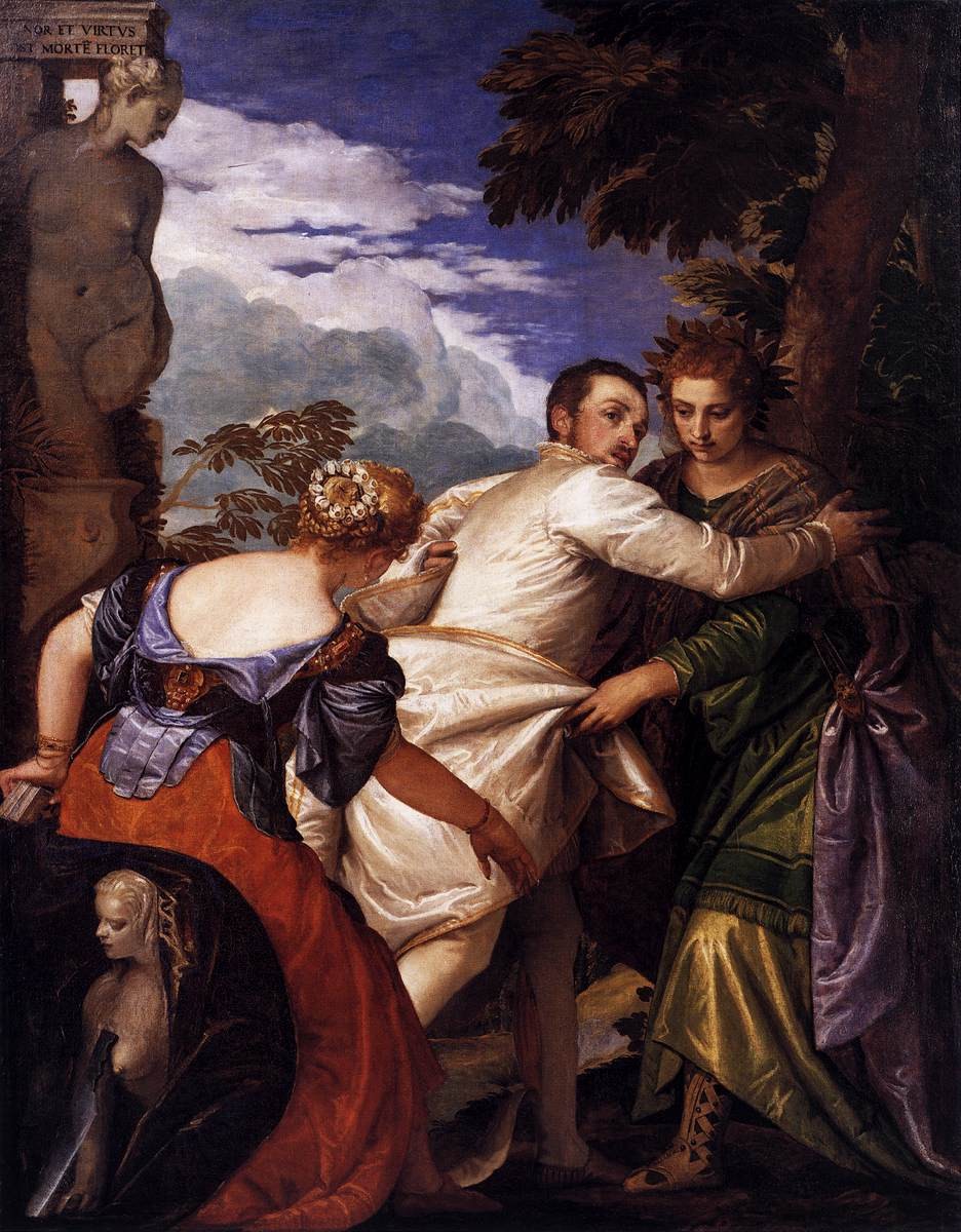 Honor and power after the death of flourishes by Paolo Veronese