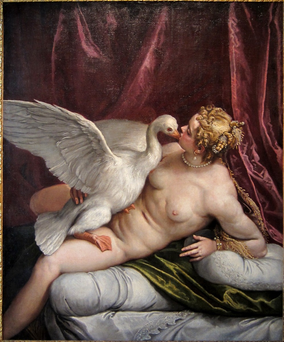 Leda and the Swan in the Palace of Fesch Ajaccio by Paolo Veronese