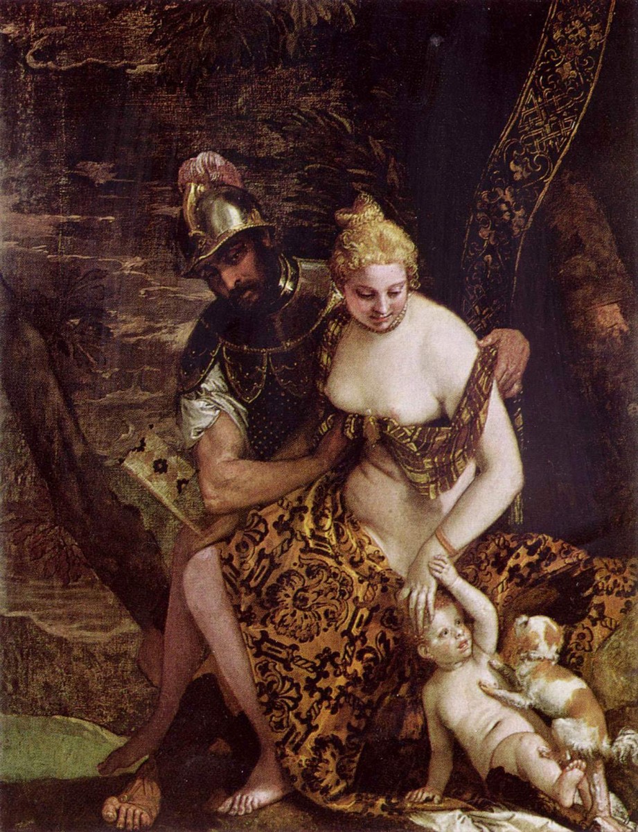 Mars and Venus by Paolo Veronese