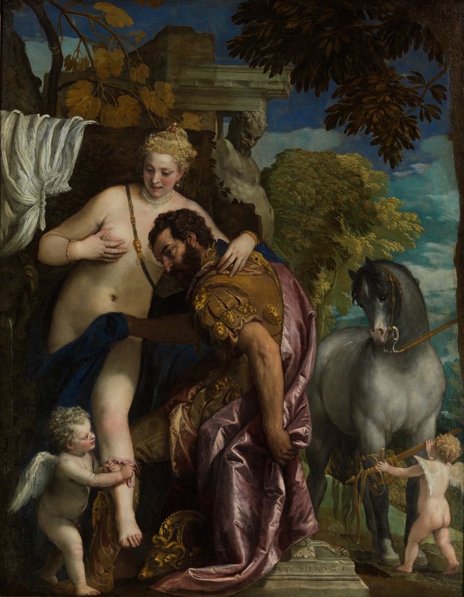 Mars and Venus United by Love by Paolo Veronese