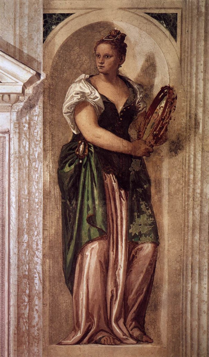 Muse with Tambourine by Paolo Veronese
