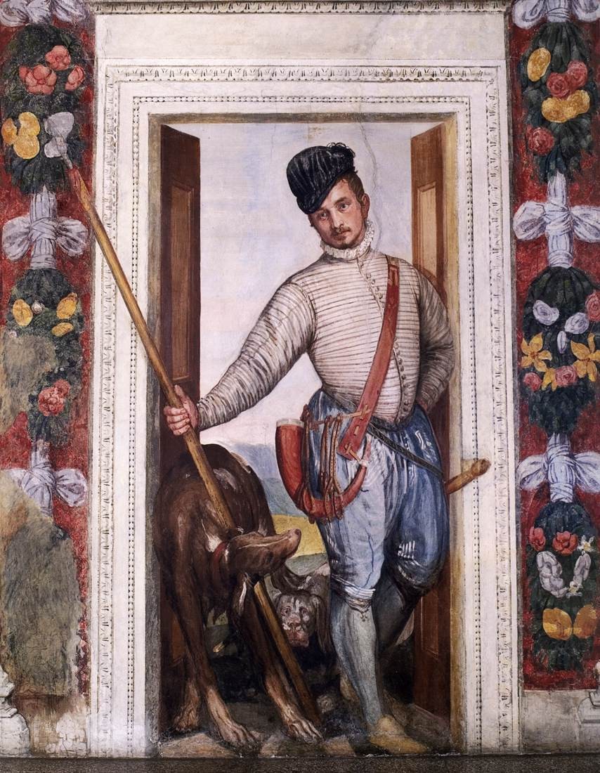 Nobleman in Hunting Attire by Paolo Veronese