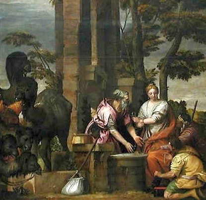 Rebecca and Eliezer by Paolo Veronese