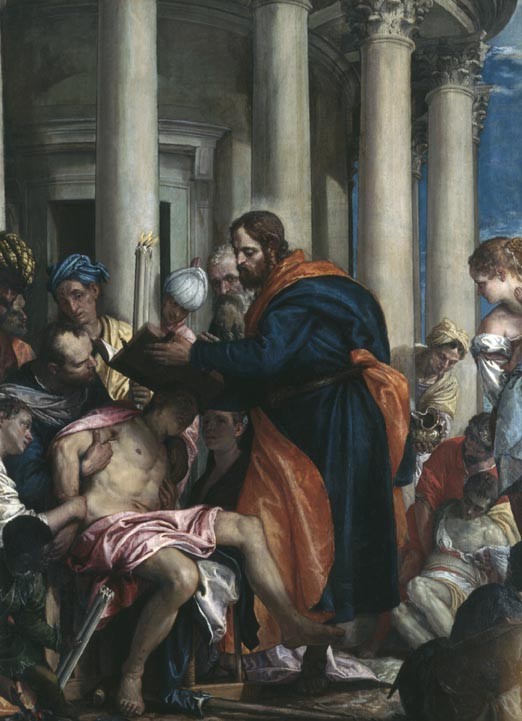 Saint Barnabas healing the sick by Paolo Veronese