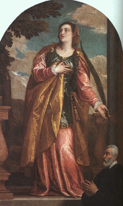 St. Lucy and a Donor by Paolo Veronese