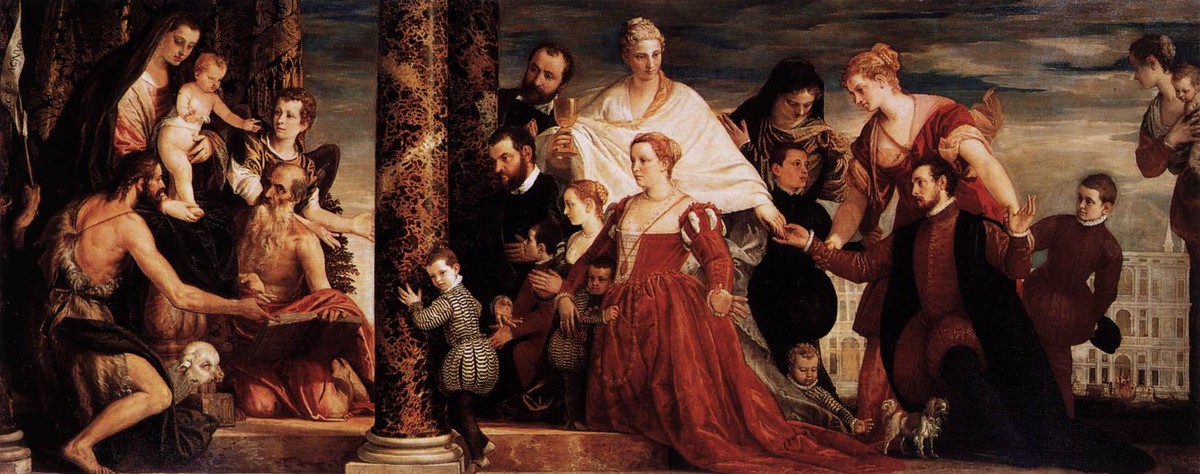 The Adoration of the Virgin by the Coccina Family by Paolo Veronese