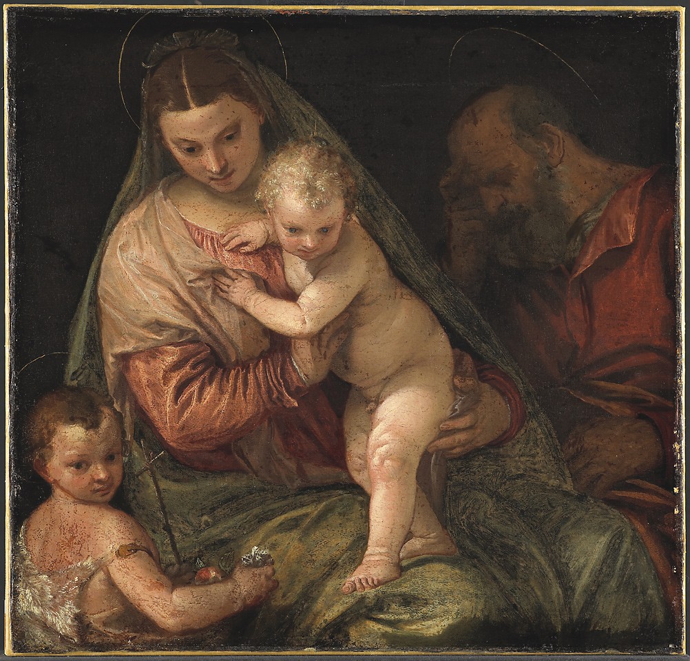 The Holy Family with the Infant St. John the Baptist by Paolo Veronese