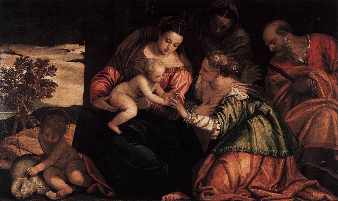 The Mystic Marriage of Sr Catherine by Paolo Veronese