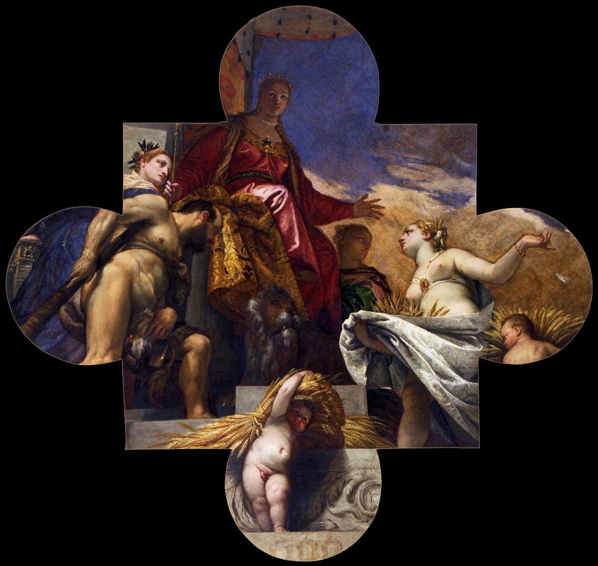 Venice, Hercules, and Ceres by Paolo Veronese
