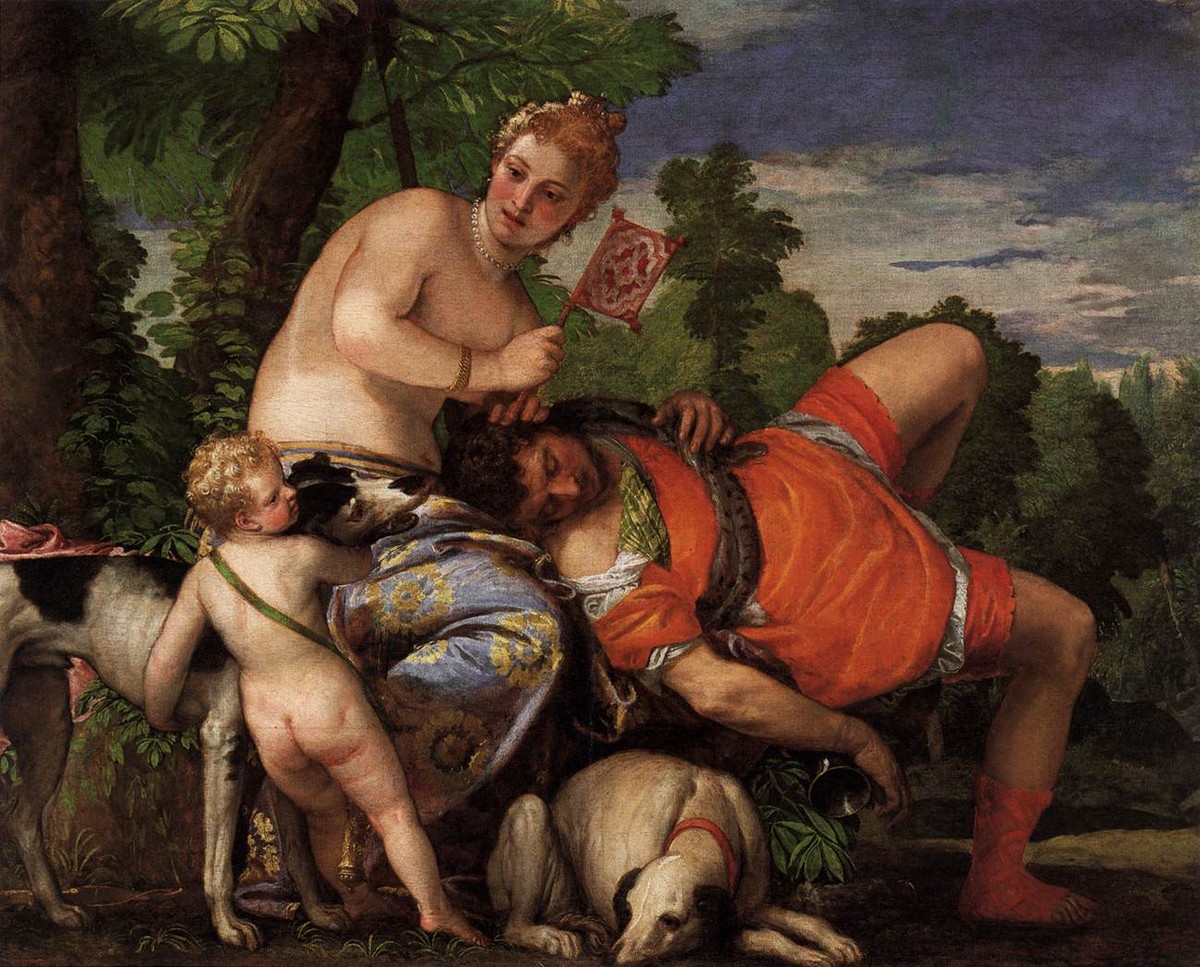 Venus and Adonis by Paolo Veronese