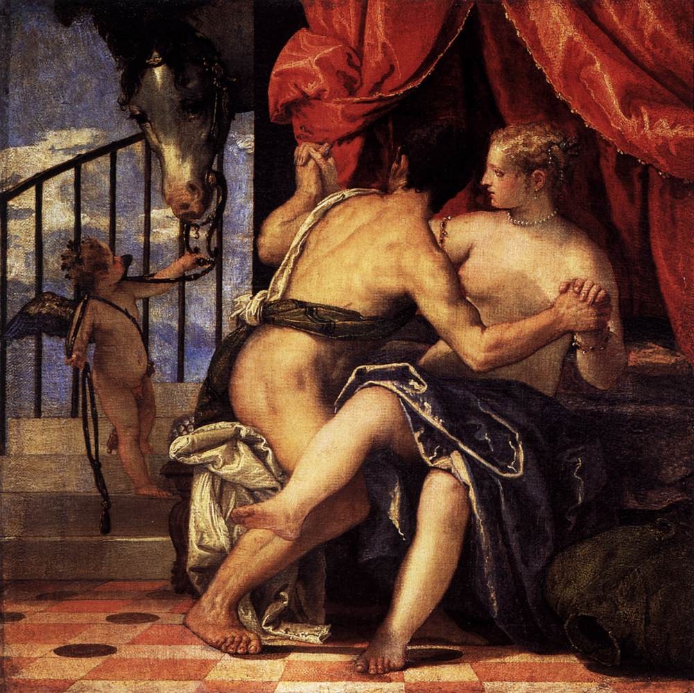 Venus and Mars with Cupid and a Horse by Paolo Veronese