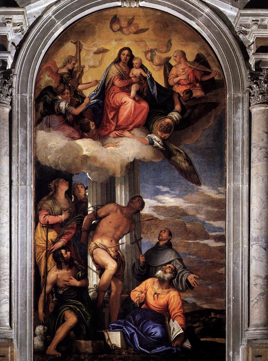 Virgin and Child with Saints by Paolo Veronese