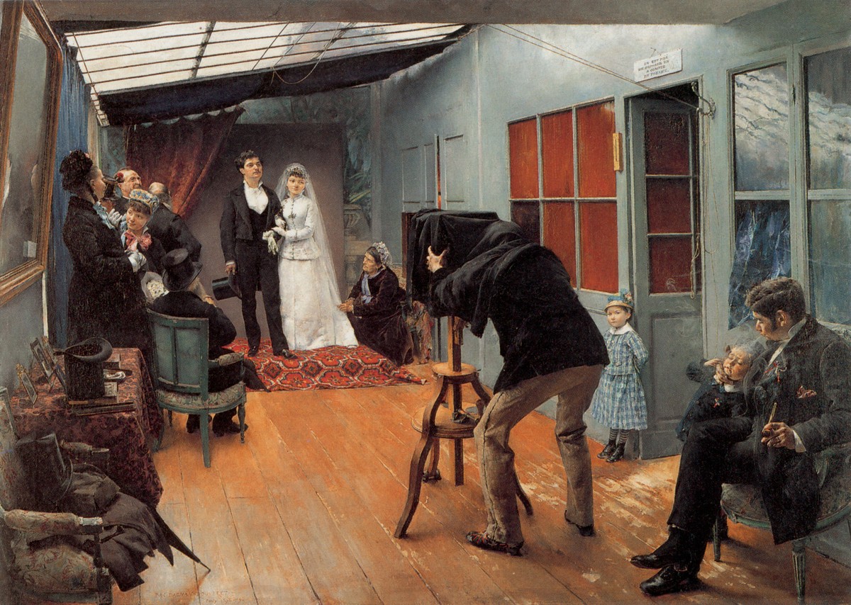 A wedding at the photographer by Pascal Dagnan-Bouveret