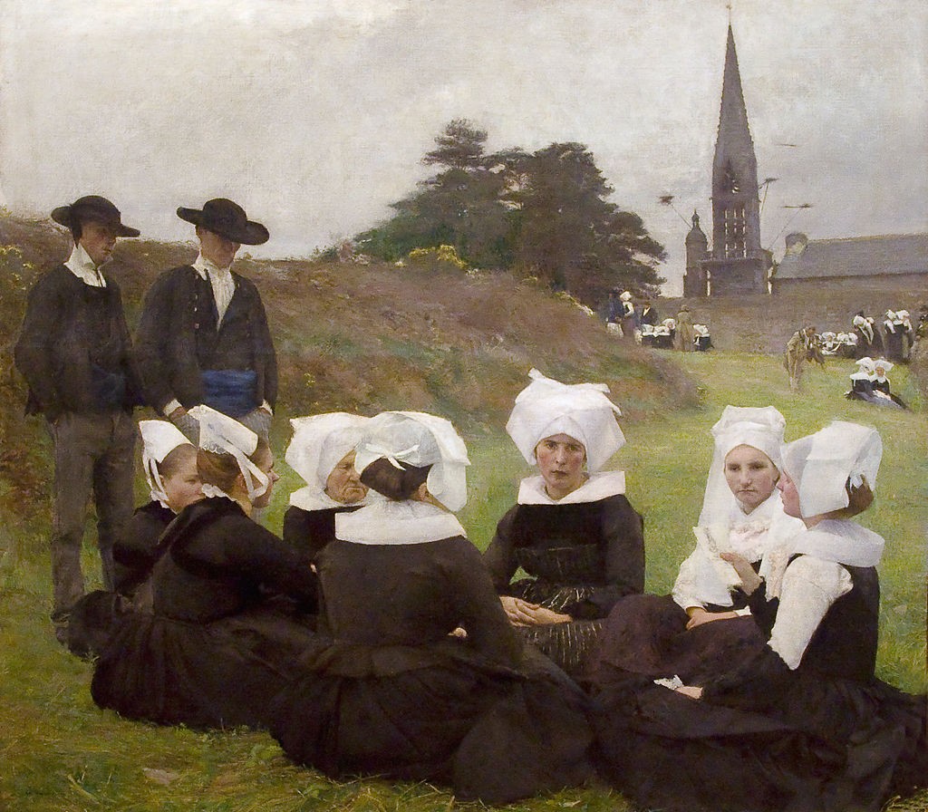 Breton Women at a Pardon by Pascal Dagnan-Bouveret
