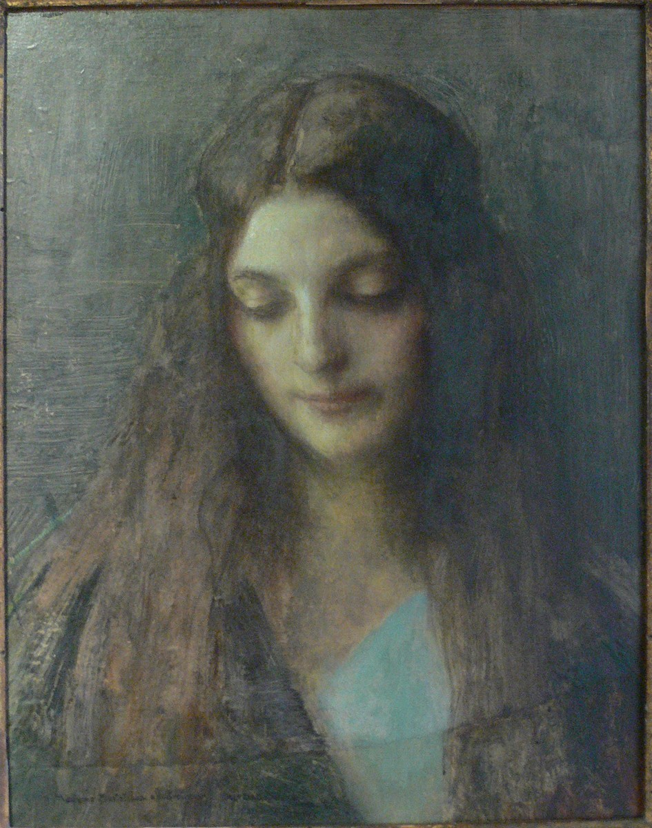 Portrait of a woman. Sketch for Consolatric afflictorum by Pascal Dagnan-Bouveret
