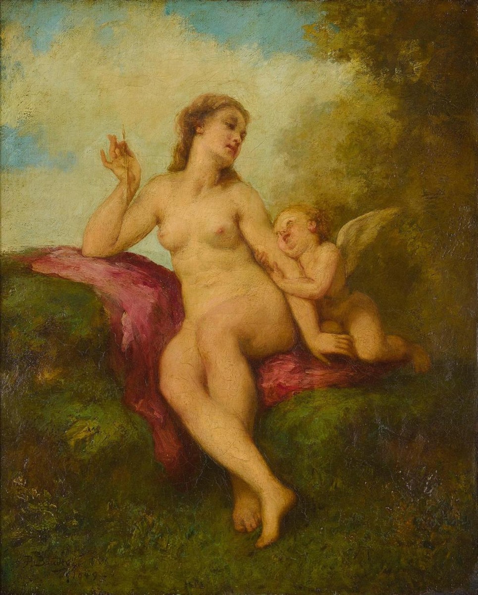 Venus and Cupid by Paul Baudry