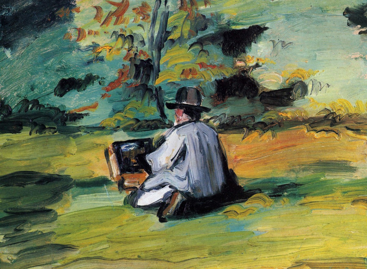A Painter at Work by Paul Cezanne