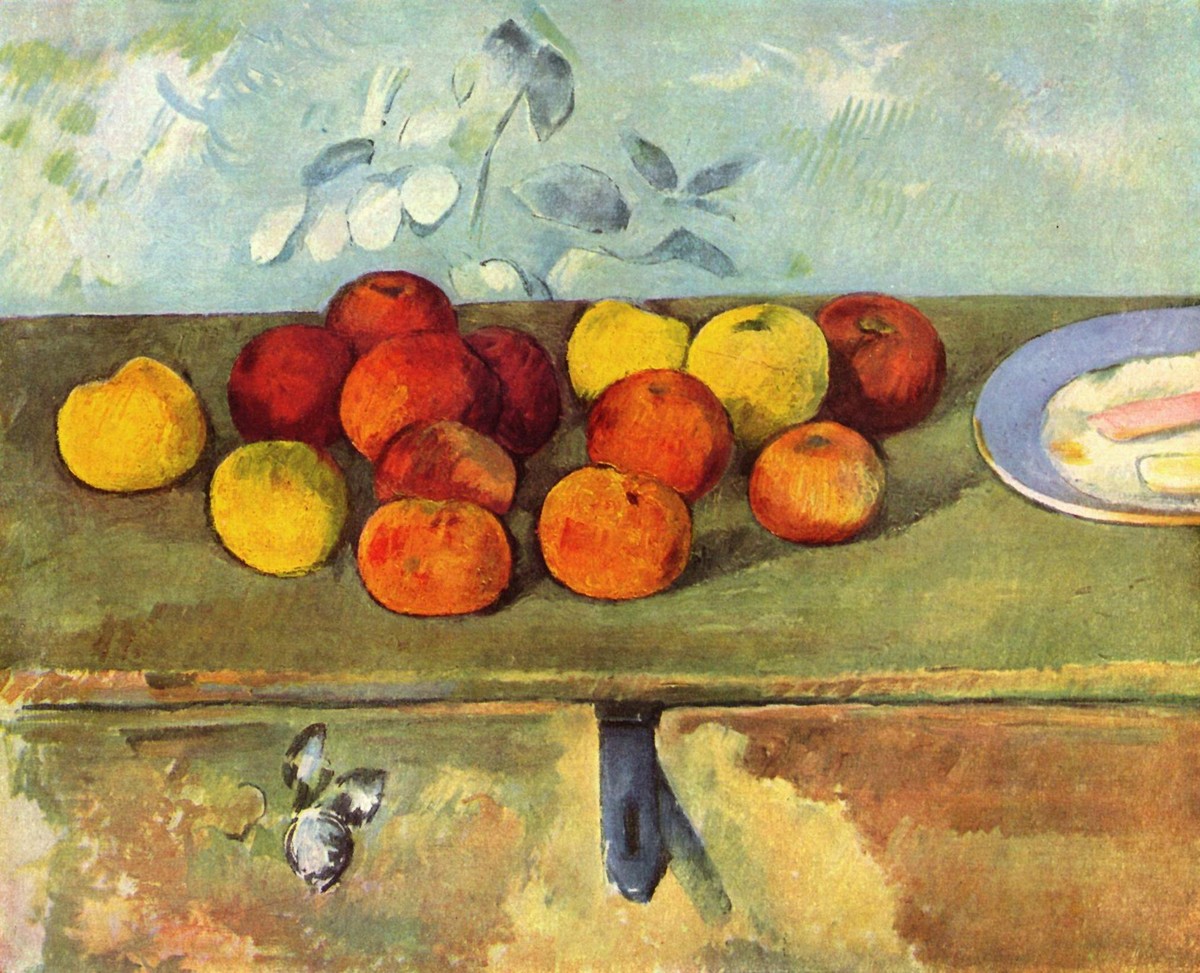 Apples and Biscuits by Paul Cezanne