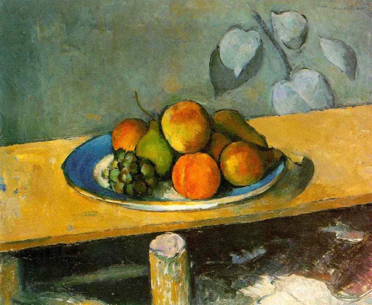 Apples, Pears and Grapes by Paul Cezanne