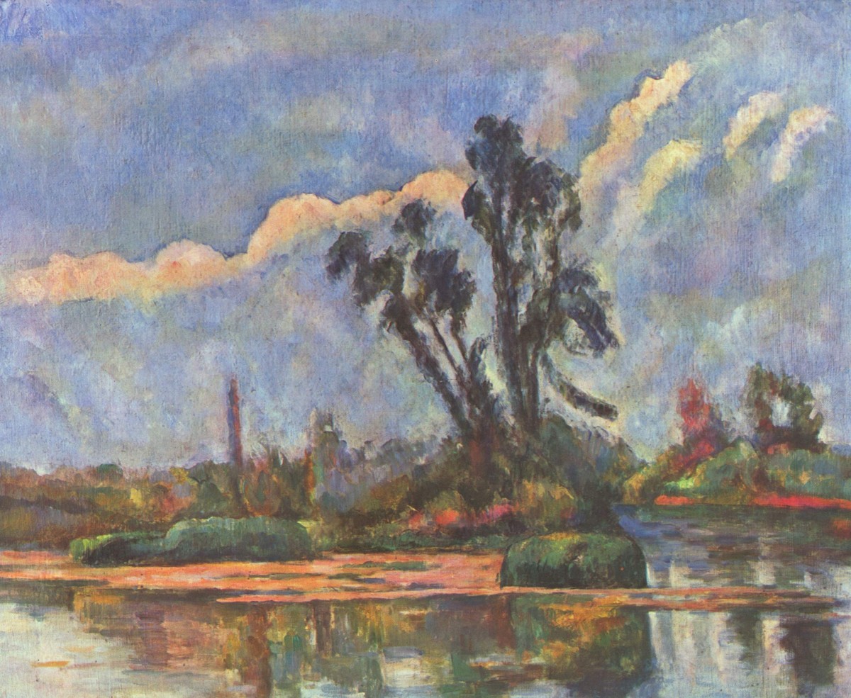 Bank of the Oise by Paul Cezanne