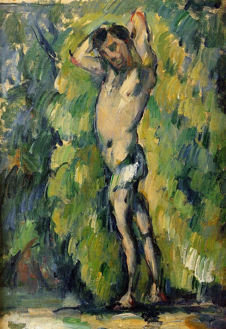 Bather by Paul Cezanne