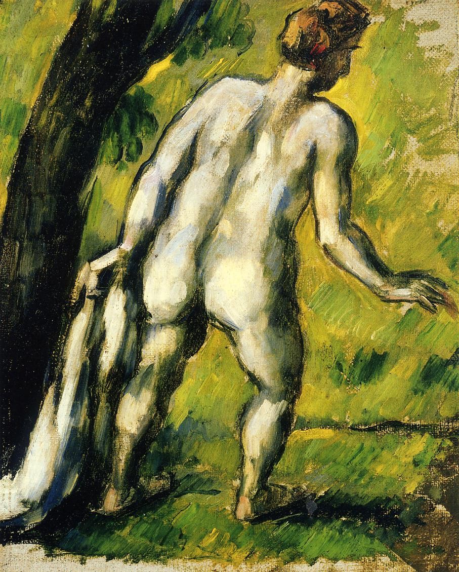 Bather from the Back by Paul Cezanne
