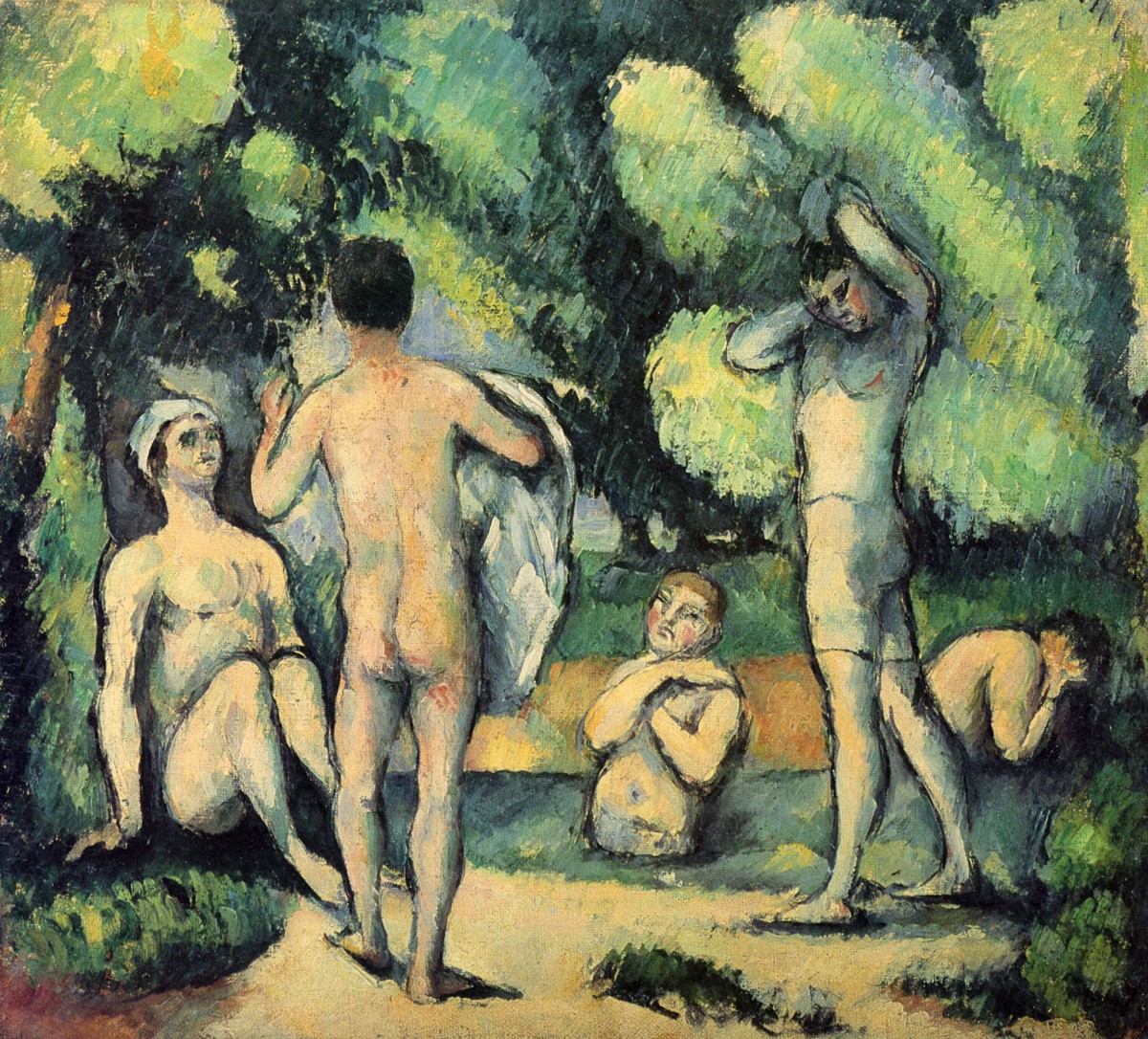 Bathers by Paul Cezanne