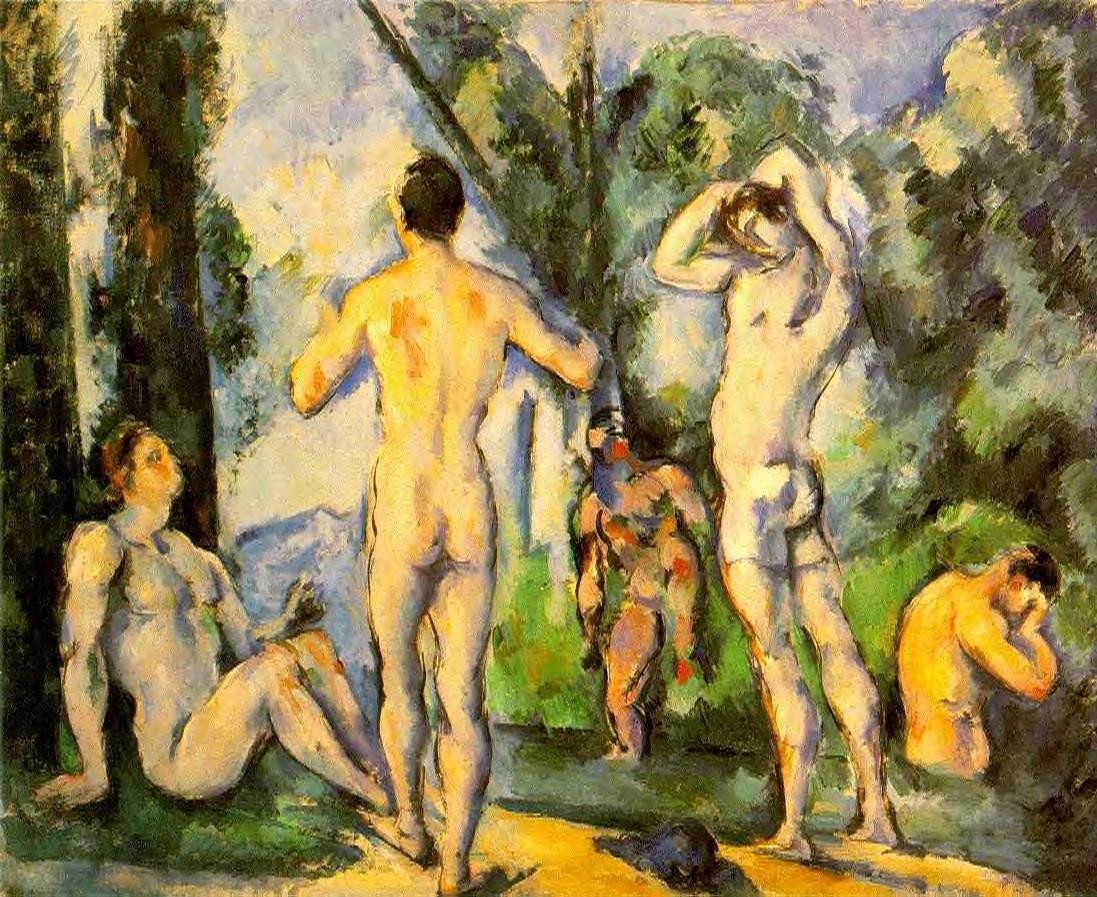 Bathers by Paul Cezanne