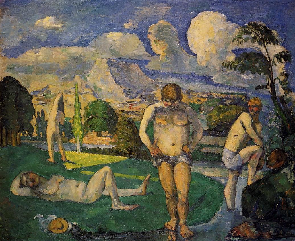 Bathers at Rest by Paul Cezanne