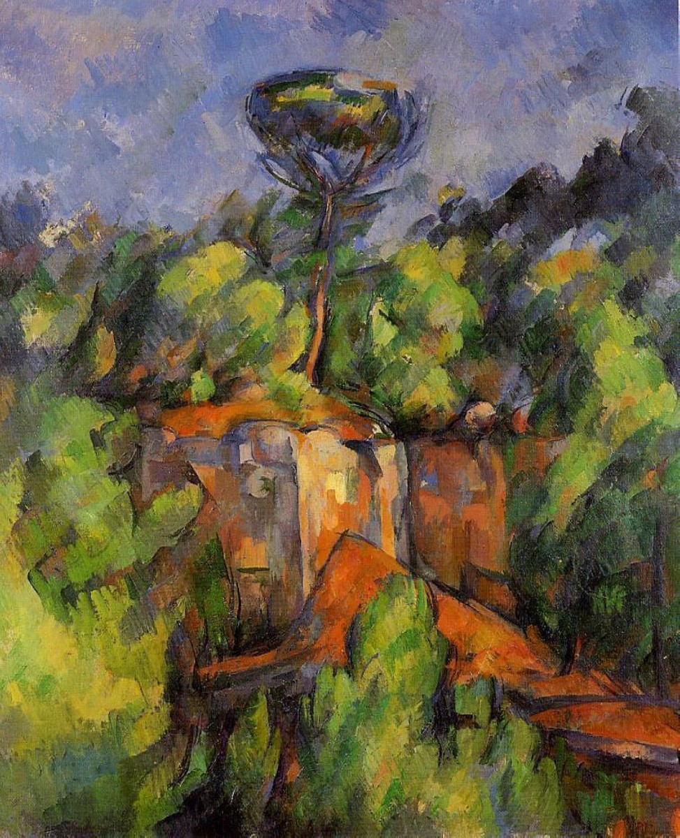 Bibemus Quarry by Paul Cezanne