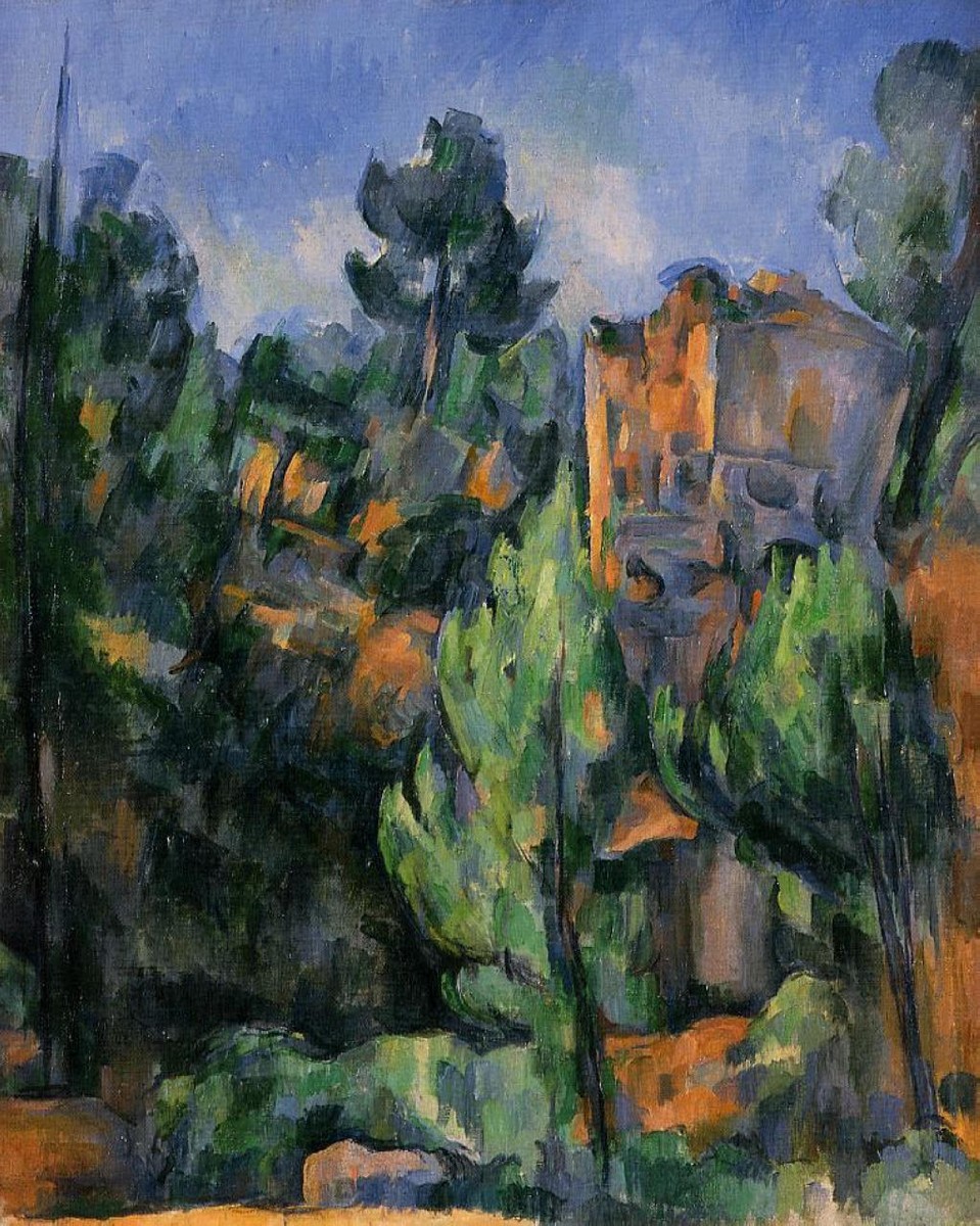 Bibemus Quarry by Paul Cezanne