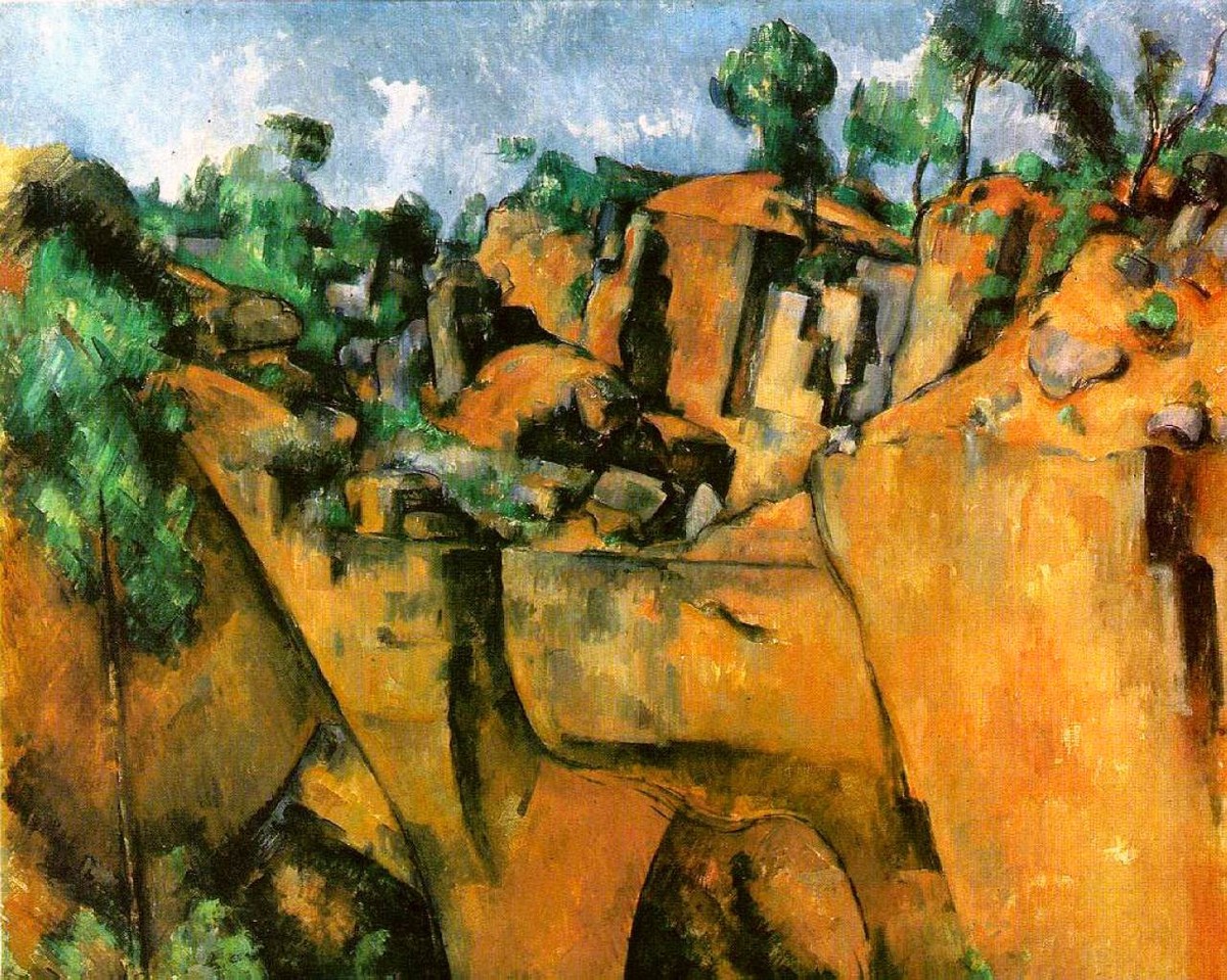 Bibemus Quarry by Paul Cezanne