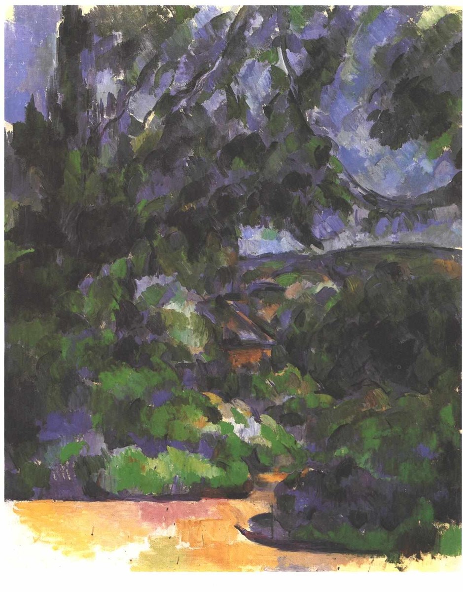 Blue Landscape by Paul Cezanne