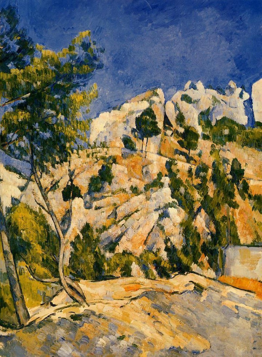 Bottom of the Ravine by Paul Cezanne