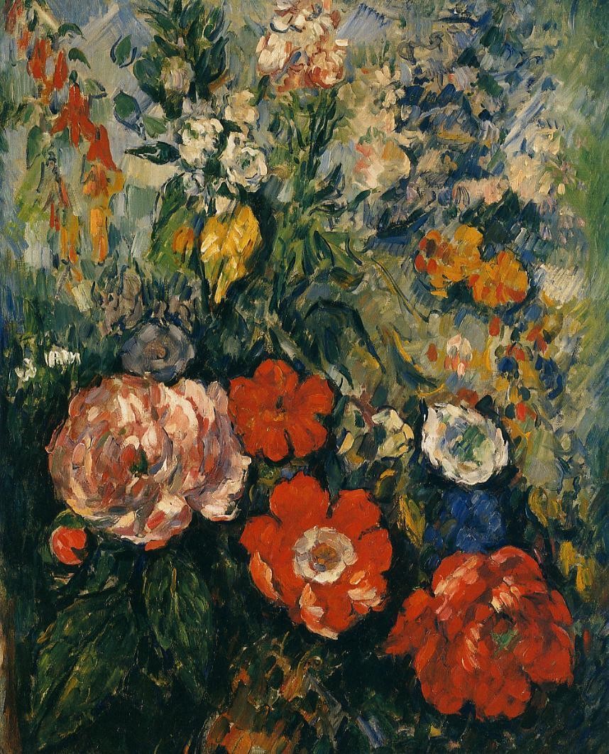 Bouquet of Flowers by Paul Cezanne