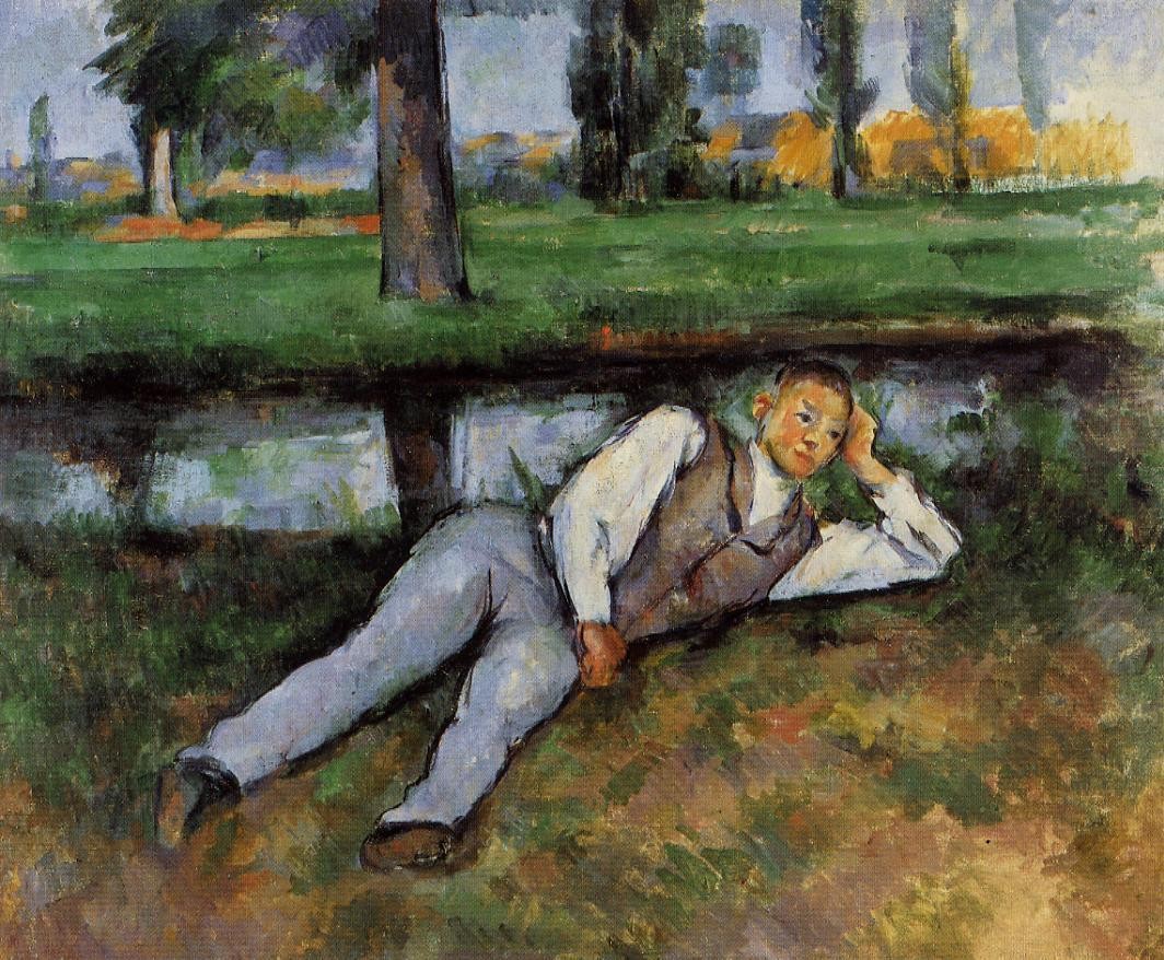 Boy Resting by Paul Cezanne